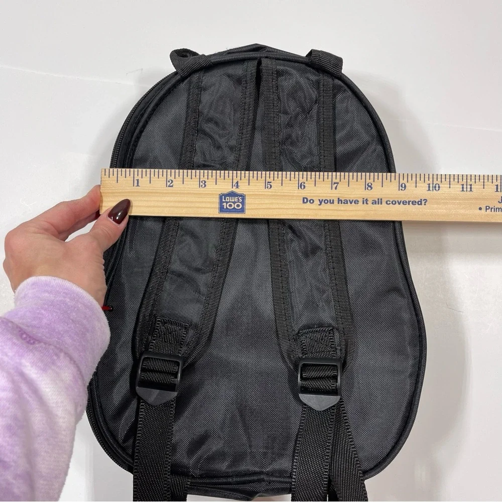 Black Penguin Hard Shell Travel Backpack